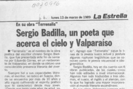 Sergio Badilla, un poeta que acerca el cielo y Valparaíso Sergio Badilla, un poeta que acerca el cielo y Valparaíso