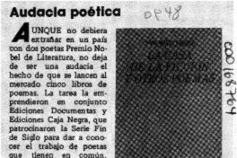 Audacia poética