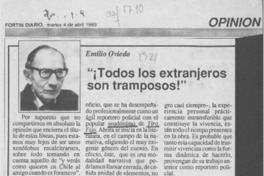 "Todos los extranjeros son tramposos!"