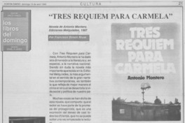 "Tres réquiem para Carmela" "Tres réquiem para Carmela"