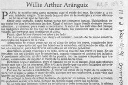 Willie Arthur Aránguiz Willie Arthur Aránguiz