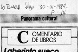 Laberinto sueco  [artículo].