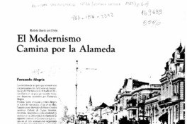 El modernismo camina por la Alameda El modernismo camina por la Alameda