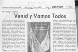 Venid y vamos todos Venid y vamos todos