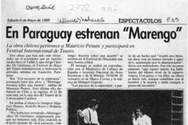 En Paraguay estrenan "Marengo" En Paraguay estrenan "Marengo"