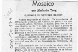 Mosaico  [artículo] Abelardo Troy.