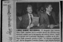 Libro sobre reformas  [artículo].