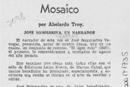 Mosaico  [artículo] Abelardo Troy.