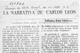 Narrativas de Carlos León  [artículo] Wellington Rojas Valdebenito.