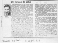 Un rincón de selva  [artículo] Antonio Rojas Gómez.