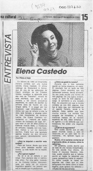 Elena Castedo  [artículo] Plinio el Viejo.