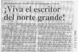 Viva el escritor del Norte Grande!  [artículo].