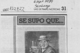 Se supo que Se supo que