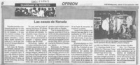 Las Casas de Neruda  [artículo].