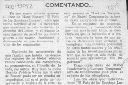 Comentando --