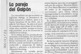 La Pareja del Galpón  [artículo].