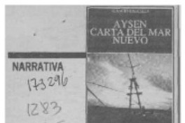 Aysén carta del mar nuevo  [artículo] María Ester Martínez Sanz.