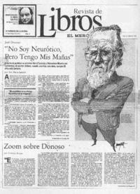 José Donoso, "no soy neurótico, pero tengo mis mañas" José Donoso, "no soy neurótico, pero tengo mis mañas"
