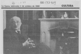 Roque Esteban Scarpa, el escritor y el poeta del currículo interminable Roque Esteban Scarpa, el escritor y el poeta del currículo interminable