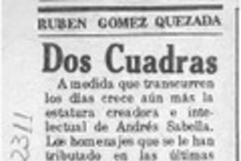 Dos cuadras Dos cuadras
