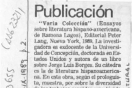 Publicación  [artículo].