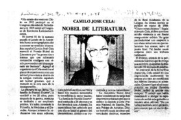 Nobel de Literatura  [artículo].
