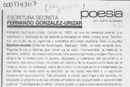 Escritura secreta  [artículo] Jaime Quezada.