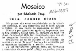 Mosaico  [artículo] Abelardo Troy.