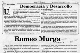 Romeo Murga  [artículo] F. Molina A.