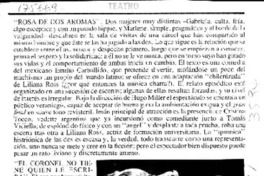 Teatro  [artículo] Pedro Labra.