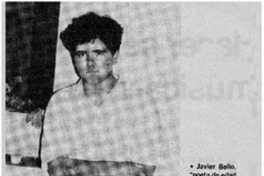 Nuestro más joven poeta, Javier Bello