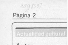 Autor penquista presenta relatos  [artículo].
