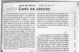 Leer es crecer  [artículo] H.