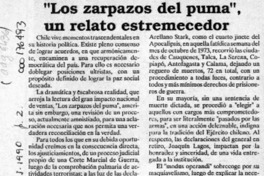 "Los zarpazos del puma", un relato estremecedor  [artículo] Alfonso de la Vega.