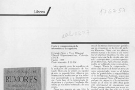 Hacia la comprensión de la informática y la cognición  [artículo].