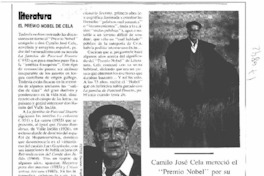 El Premio Nobel de Cela  [artículo].