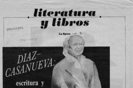 Díaz-Casanueva, escritura y trascendencia Díaz-Casanueva, escritura y trascendencia