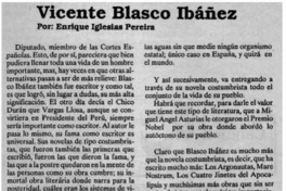 Vicente Blasco Ibáñez Vicente Blasco Ibáñez