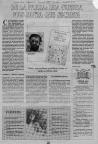 De la Parra, una guerra más santa que secreta  [artículo] Eduardo Correa.