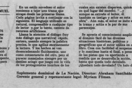 Las estrellas caen en Pudahuel  [artículo] Juan Samuel.