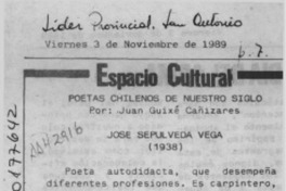 Espacio cultural  [artículo] Juan Guixé Cañizares.