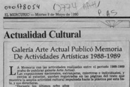 Actualidad cultural  [artículo].