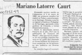 Mariano Latorre Court  [artículo] Edgardo Venegas T.
