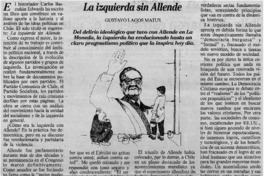 La izquierda sin Allende La izquierda sin Allende