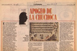 Apogeo de la chuchoca
