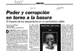 Poder y corrupción en torno a la basura  [artículo] Cecilia Bouleau.