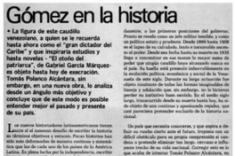 Gómez en la historia Gómez en la historia