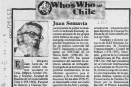 Juan Somavía  [artículo].