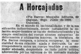 A horcajadas A horcajadas