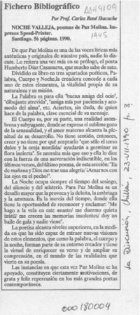 Fichero bibliográfico  [artículo] Carlos René Ibacache.